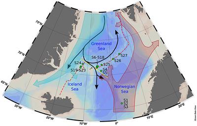 Water Masses and Depth Structure Prokaryotic and T4-Like Viral Communities Around <mark class="highlighted">Hydrothermal Systems</mark> of the Nordic Seas